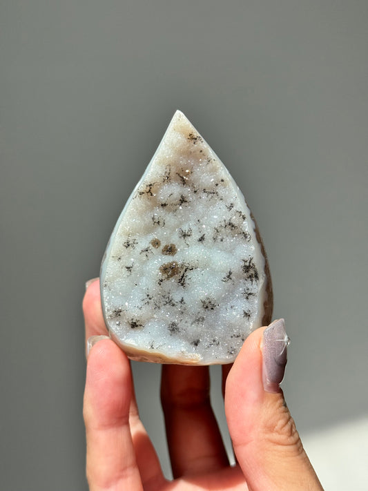 Dreamy Druzy Agate Flame