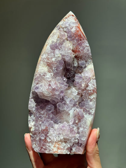 XL Pink Amethyst Flame
