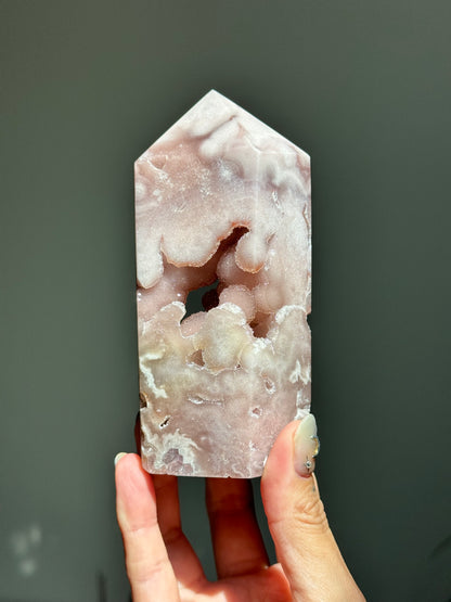 Pink Amethyst Bubble Tower