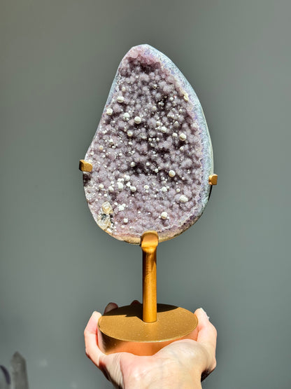 Sugary Amethyst Freeform on Stand