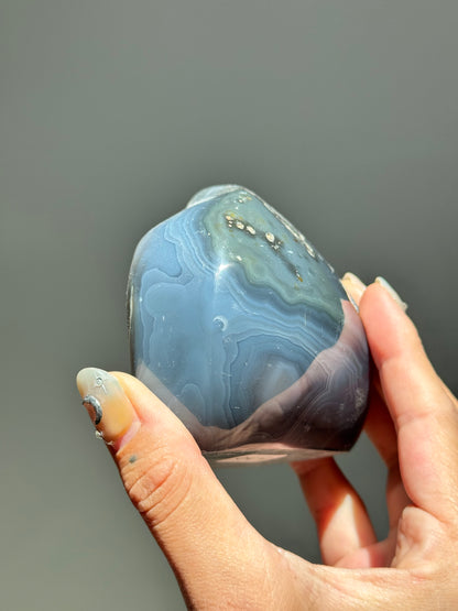 Druzy Agate Flame