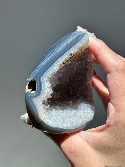 Druzy Agate Flame