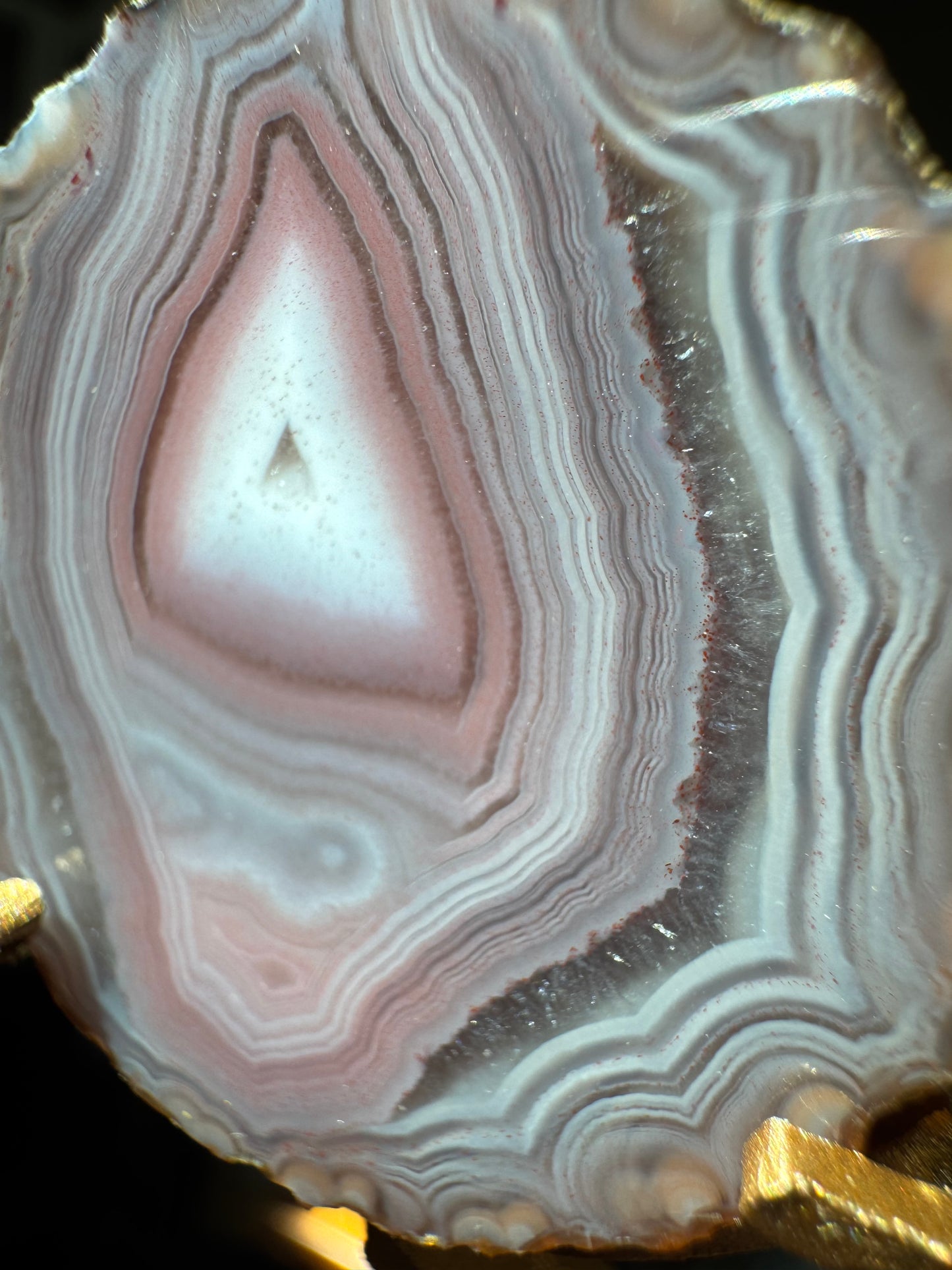 Zhanguo Agate Pairs on Stand