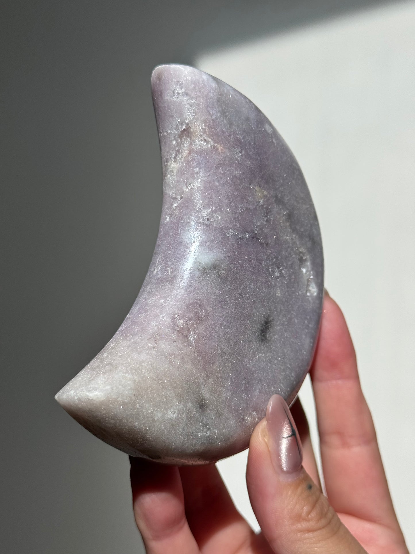 Lilac Pink Amethyst Moon