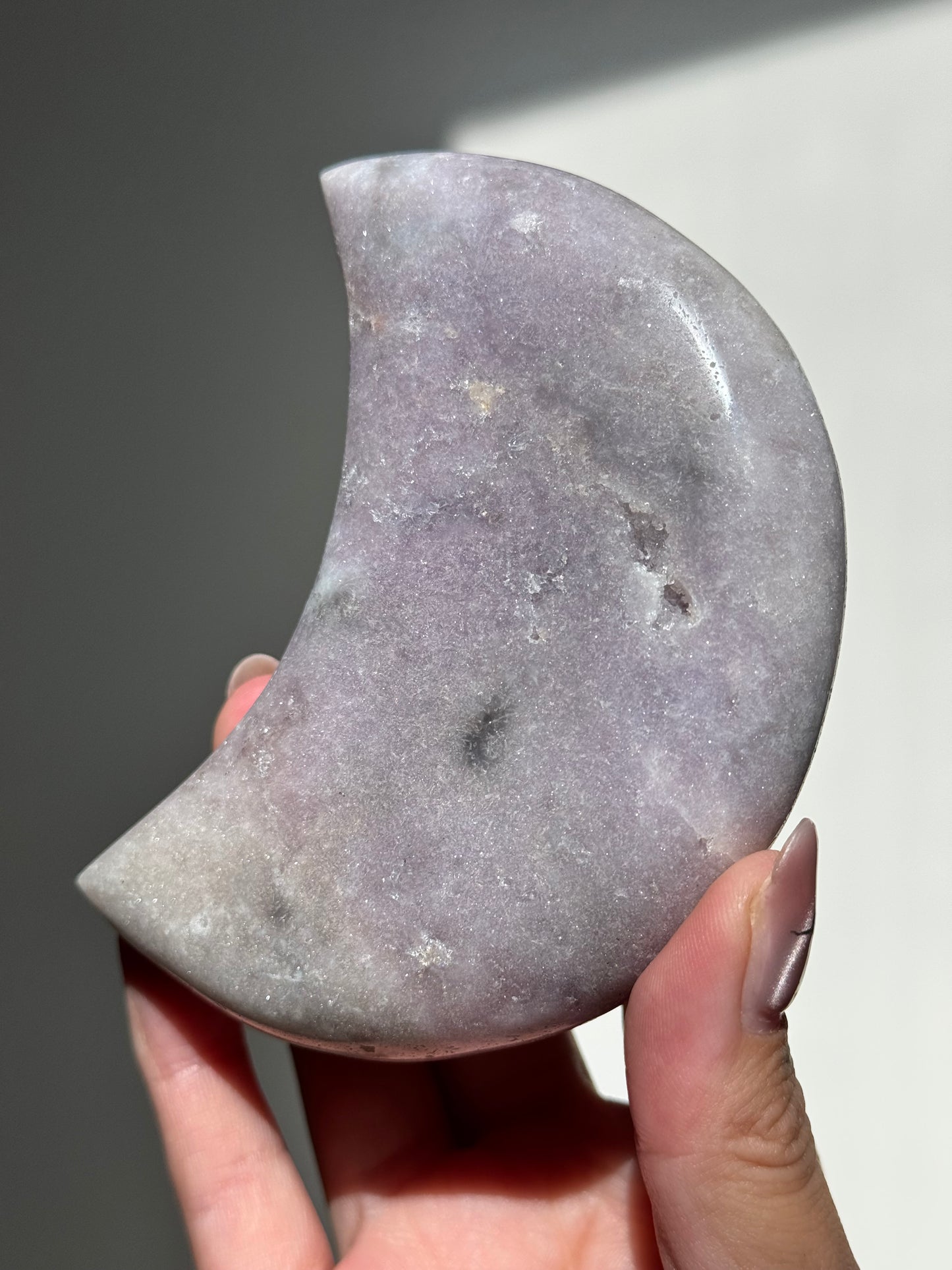 Lilac Pink Amethyst Moon