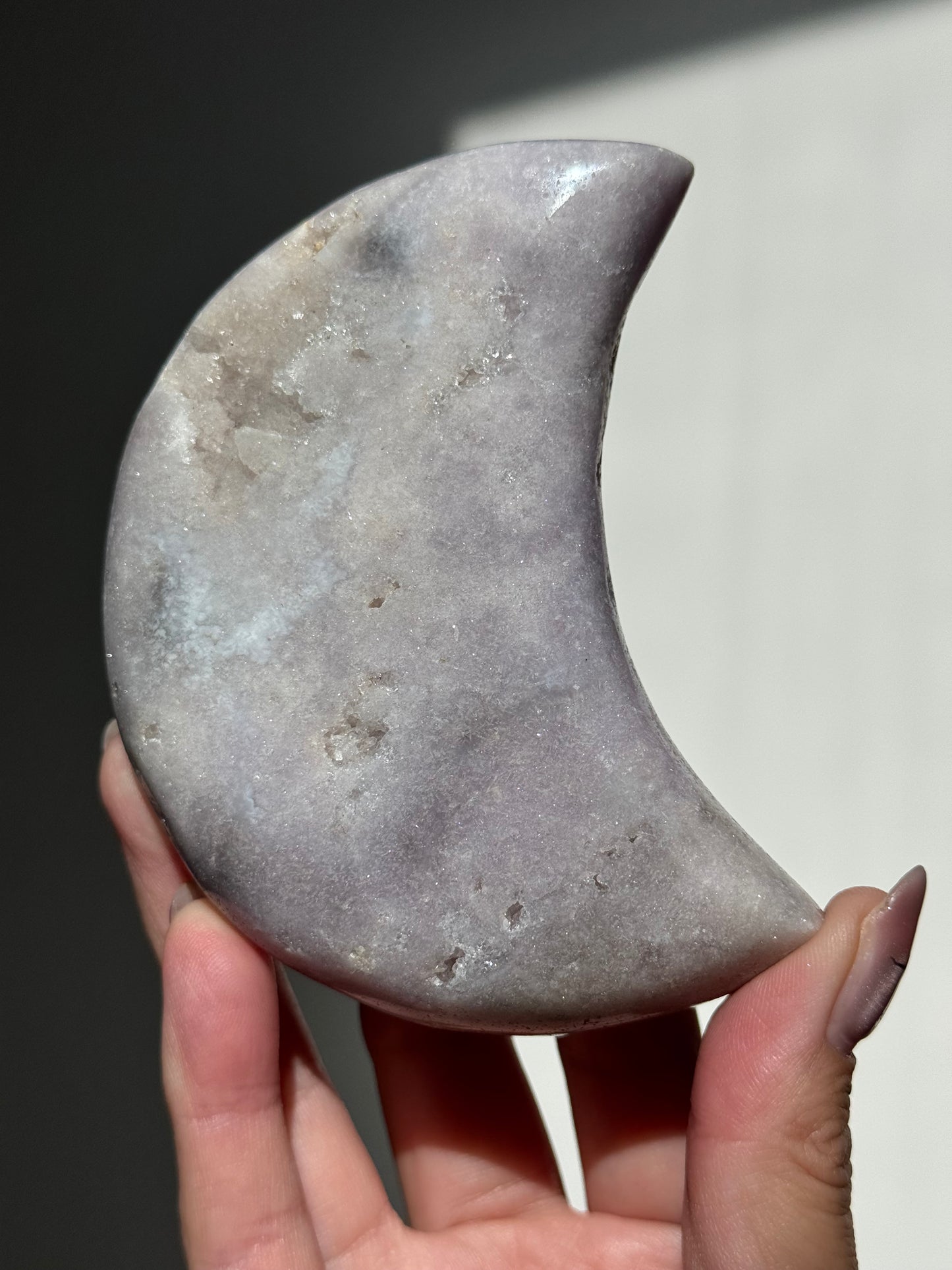 Lilac Pink Amethyst Moon