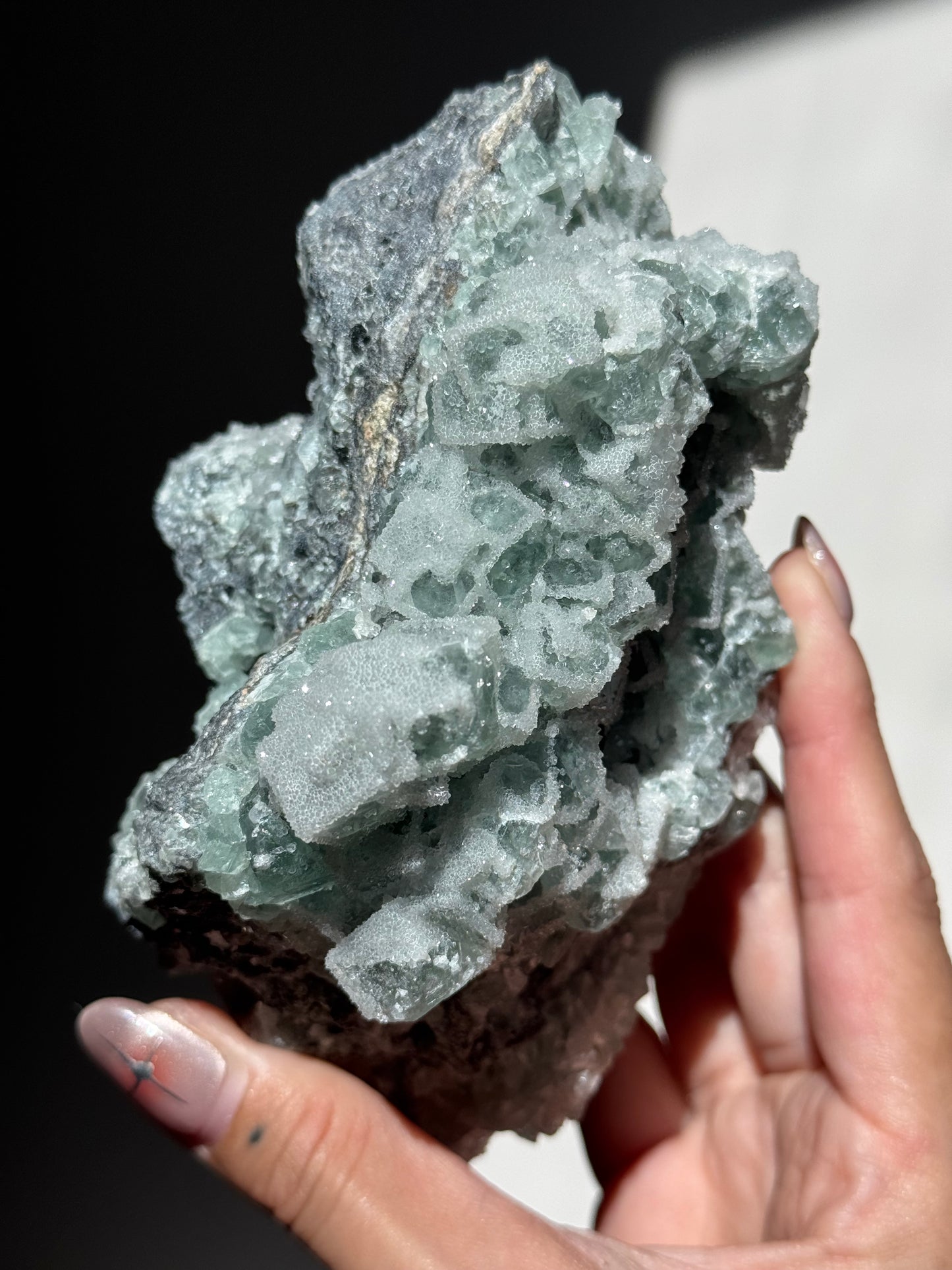 Sugary Cubic Fluorite