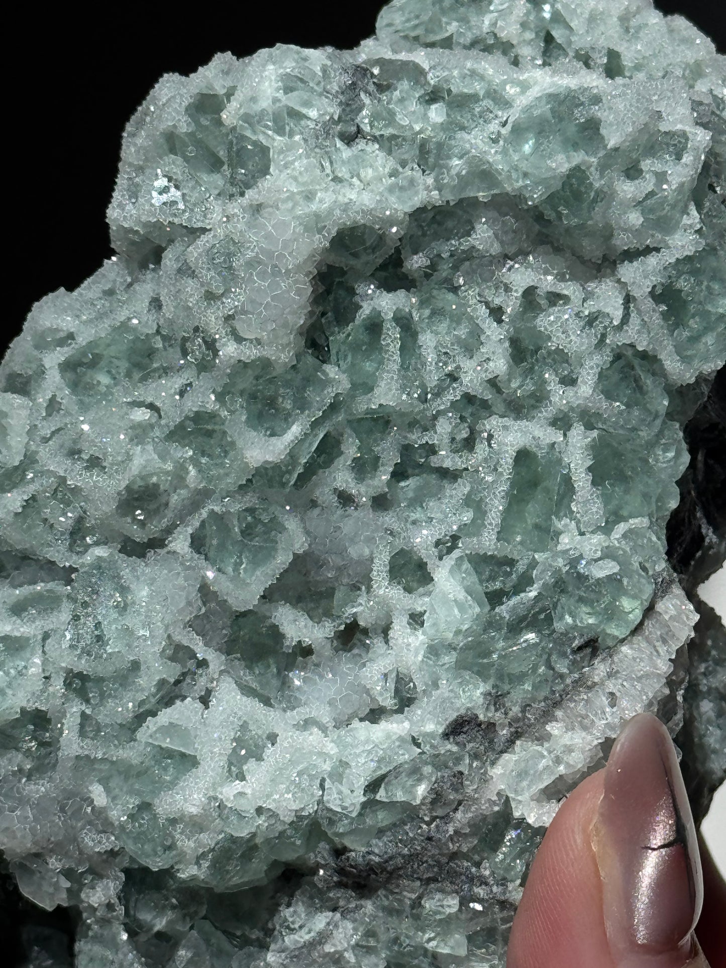 Sugary Cubic Fluorite