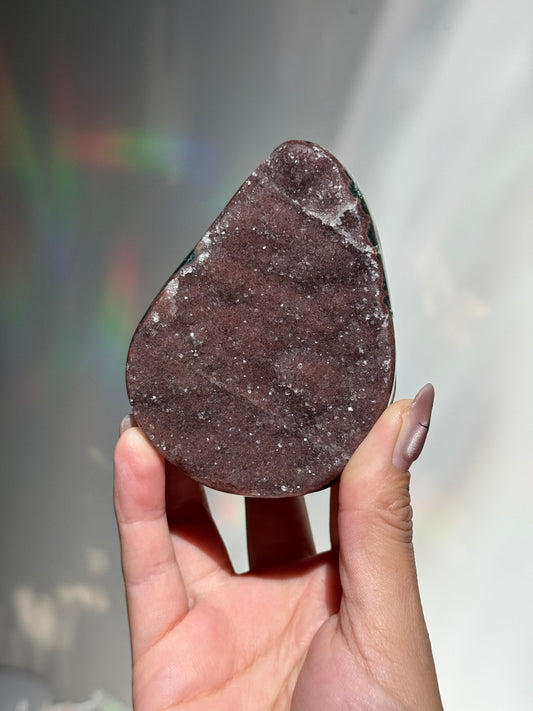 Rainbow Amethyst Cutbase Freeform