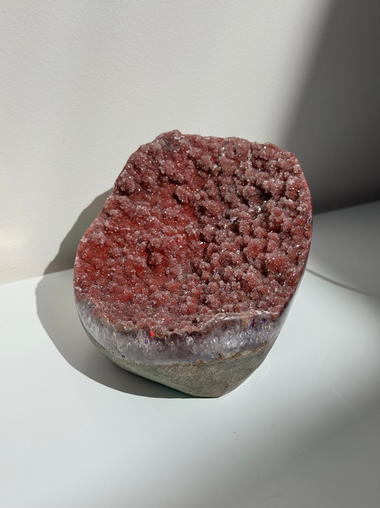 Rainbow Amethyst Cutbase Freeform