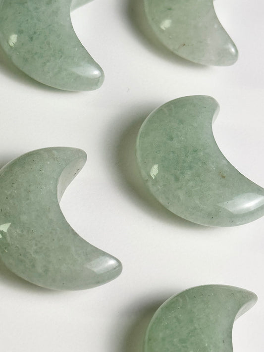 Intuitively Chosen Mini Green Aventurine Moons