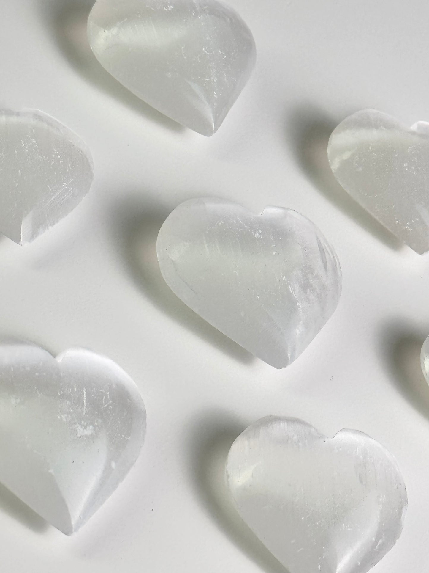 Intuitively Chosen Mini Satin Spar Hearts