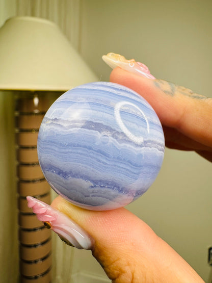 Blue Lace Agate Sphere