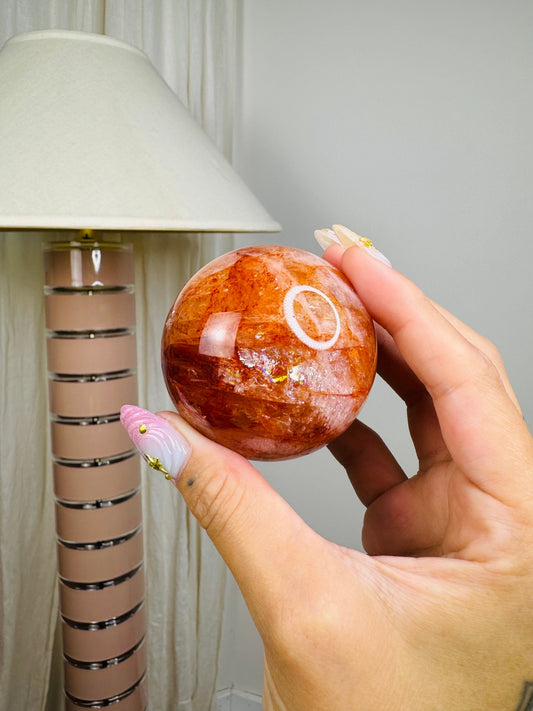 Fire Quartz Sphere