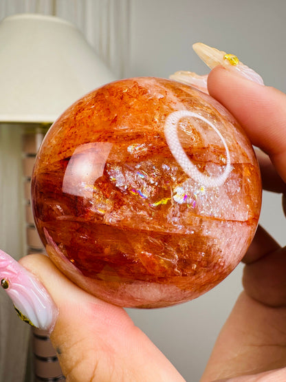 Fire Quartz Sphere