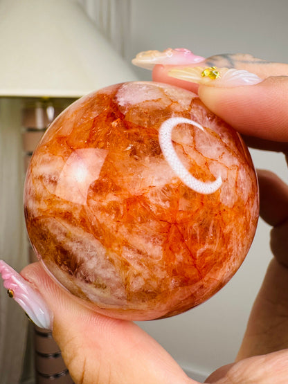 Fire Quartz Sphere