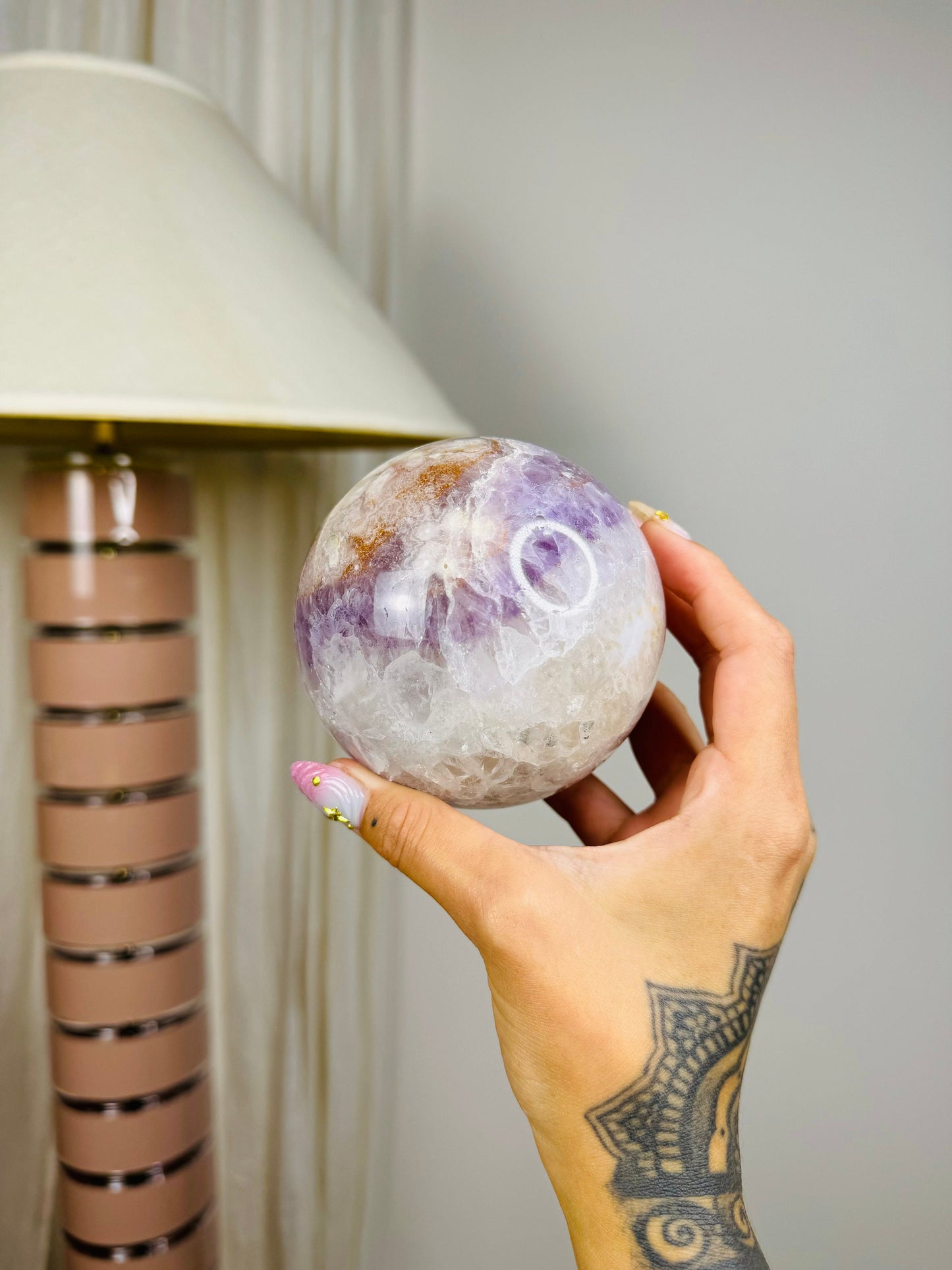 Pink Amethyst Sphere