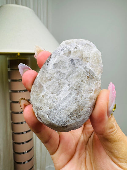 Purple QR Code Fluorite Specimen