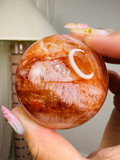 Fire Quartz Sphere