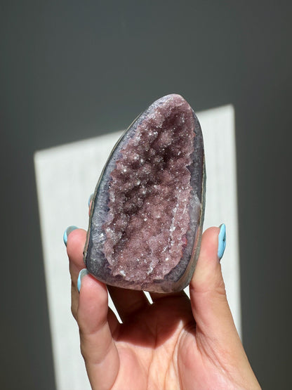 Sugar Rainbow Amethyst Cutbase