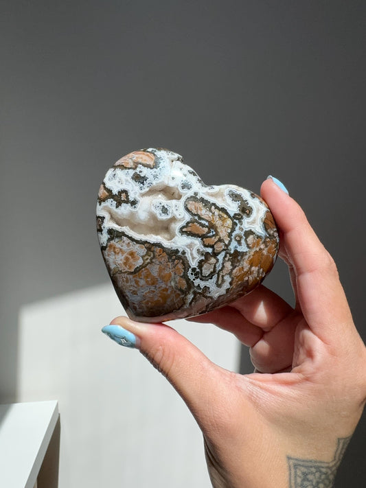 Brecciated Agate Heart