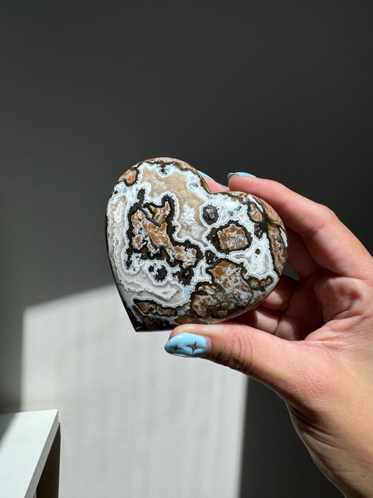 Brecciated Agate Heart