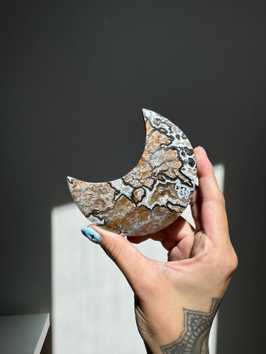 Brecciated Agate Moon