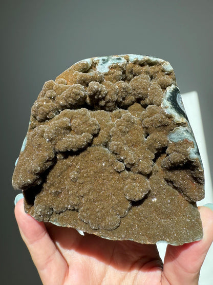 Chocolate Sugar Rainbow Amethyst Cutbase