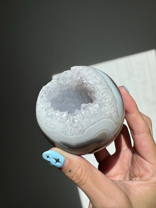 Druzy Agate Sphere