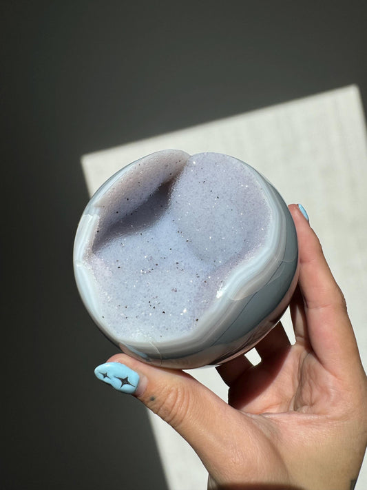 Druzy Agate Sphere