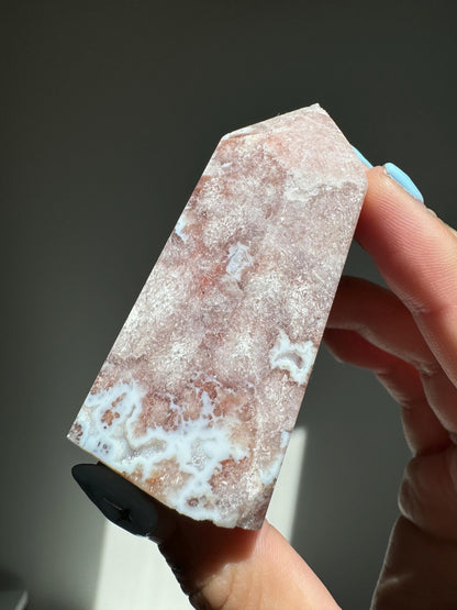 Pink Amethyst Druzy Tower