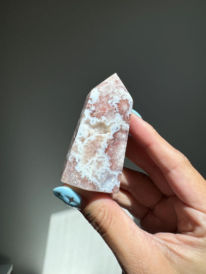 Pink Amethyst Druzy Tower