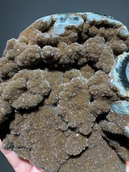 Chocolate Sugar Rainbow Amethyst Cutbase