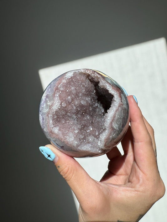 Druzy Agate Sphere