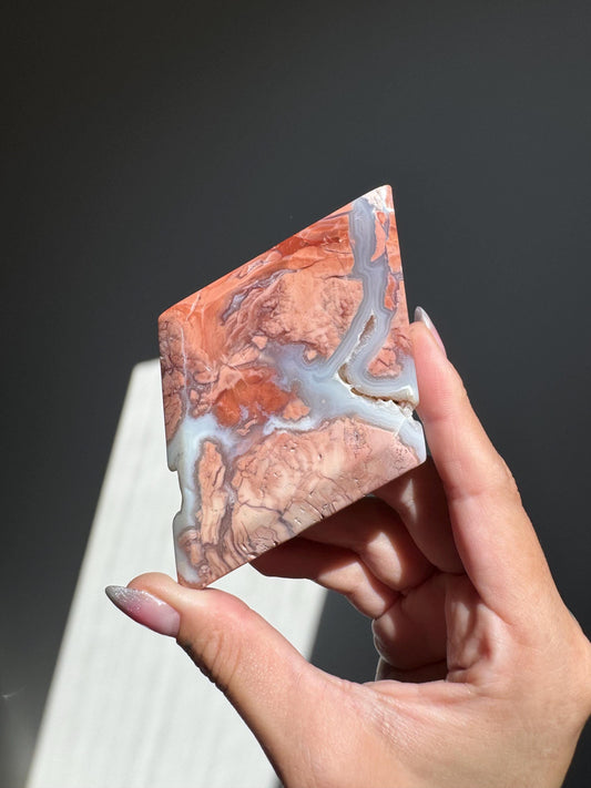 Pink Agate Diamond