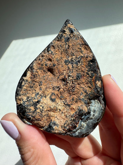 Juicy Druzy Agate Flame