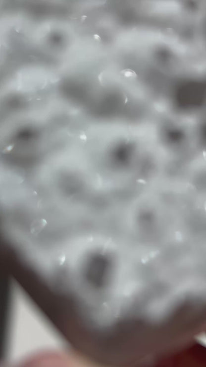 Sugar Druzy Agate Heart on Stand