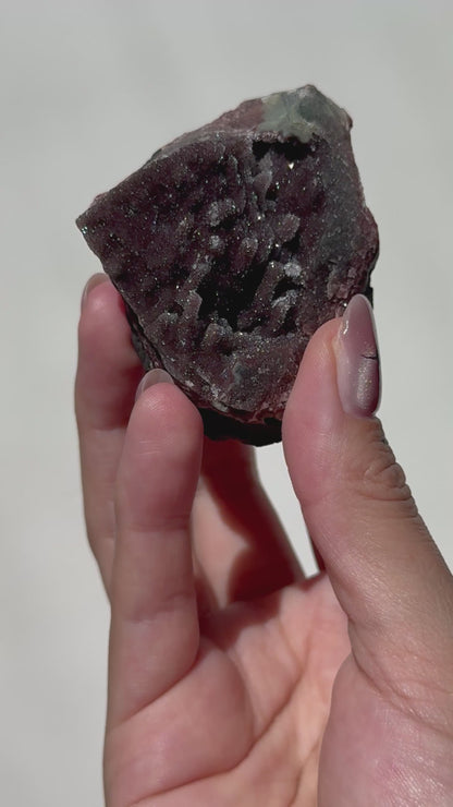 Rainbow Amethyst Cluster