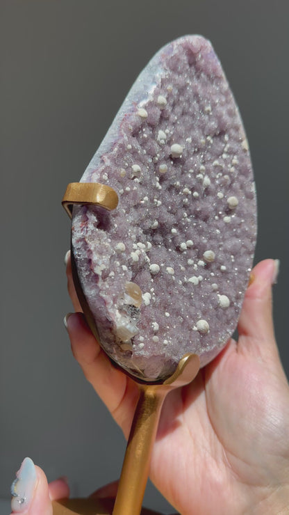 Sugary Amethyst Freeform on Stand