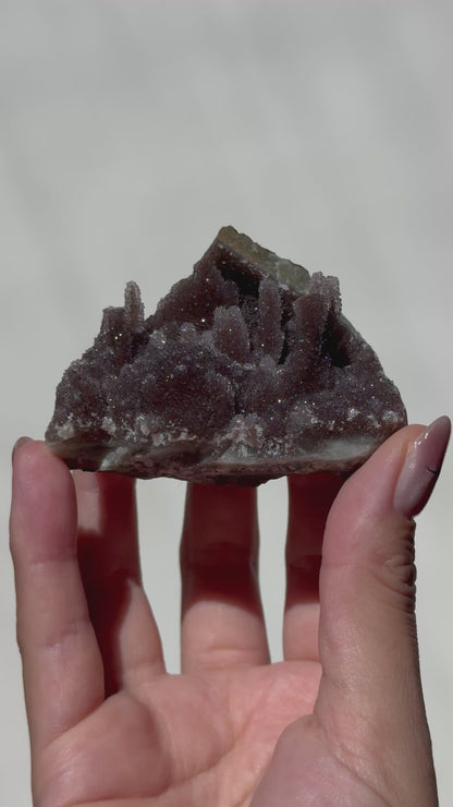 Rainbow Amethyst Cluster